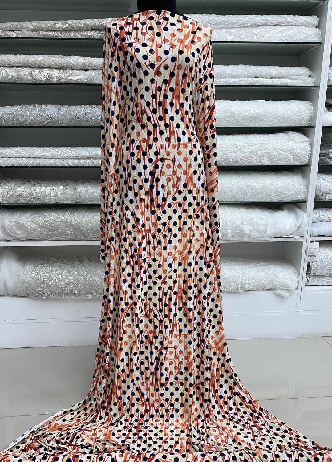 Bon Bon [ 23827 ] ITY Bon Bon Print Korea-P3269-150-01-Orange per Meter