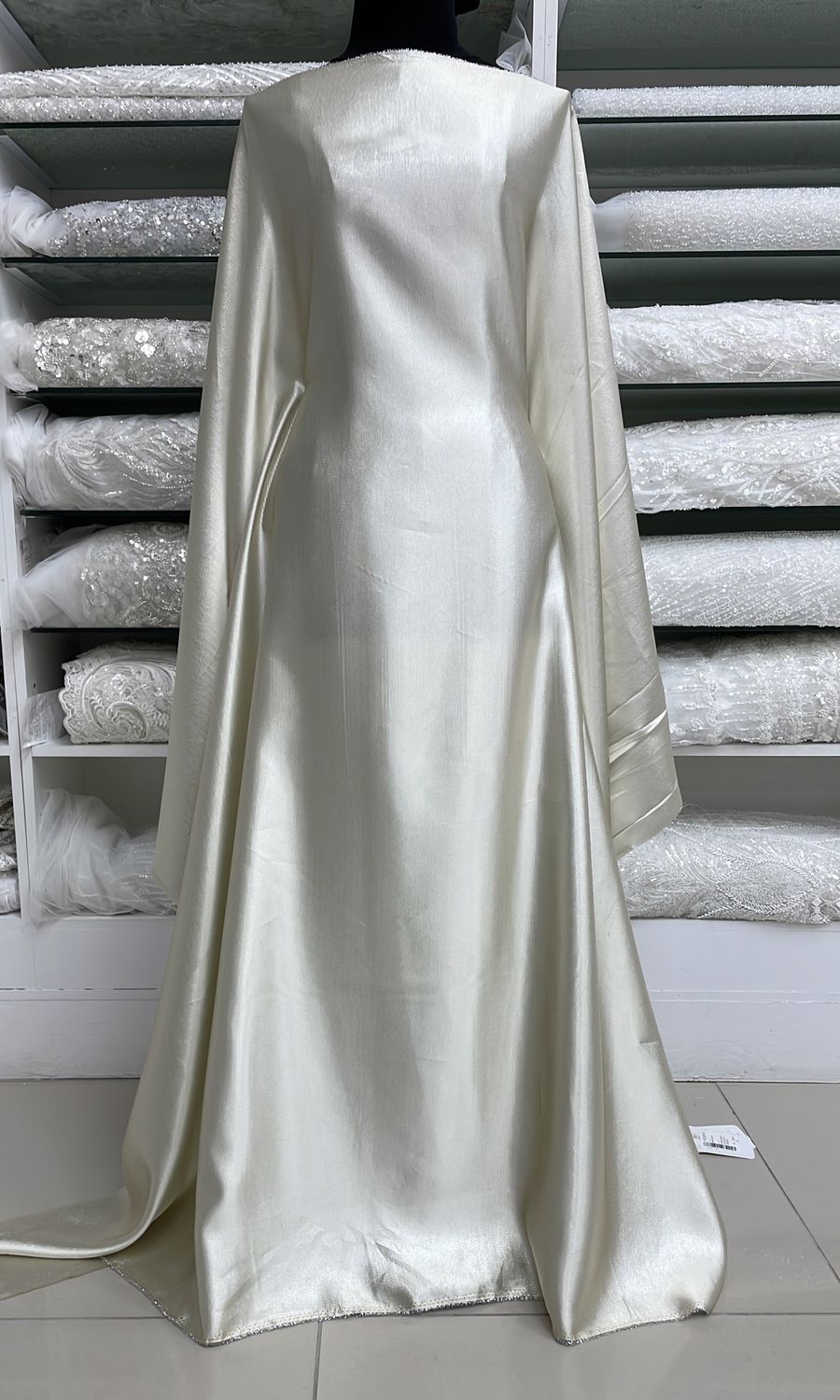 [ AGK-PO-1511-3 ] AcetateGimanieSatinKorea140cm-CHAMPAGNE per Meter