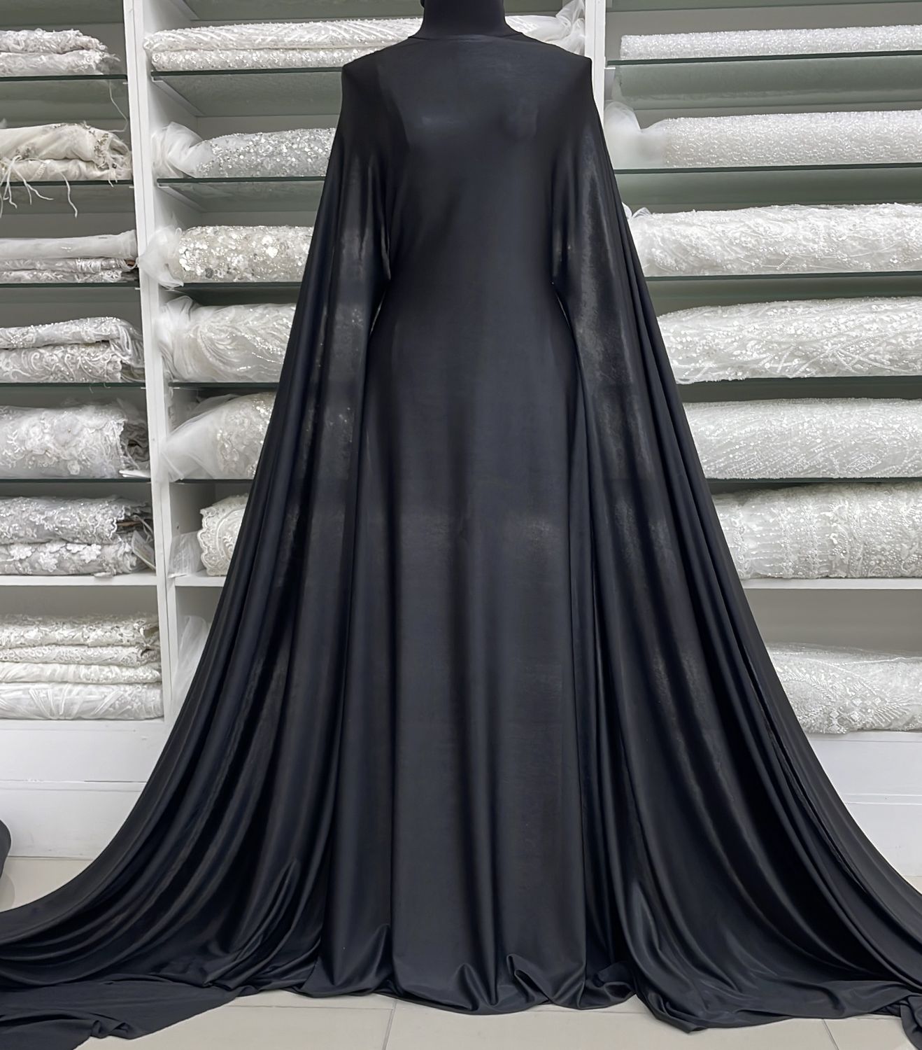 Knit [ 25050 ] Knit Cosmopolitan Foil-GZ-39784-137-Black-03 per Meter