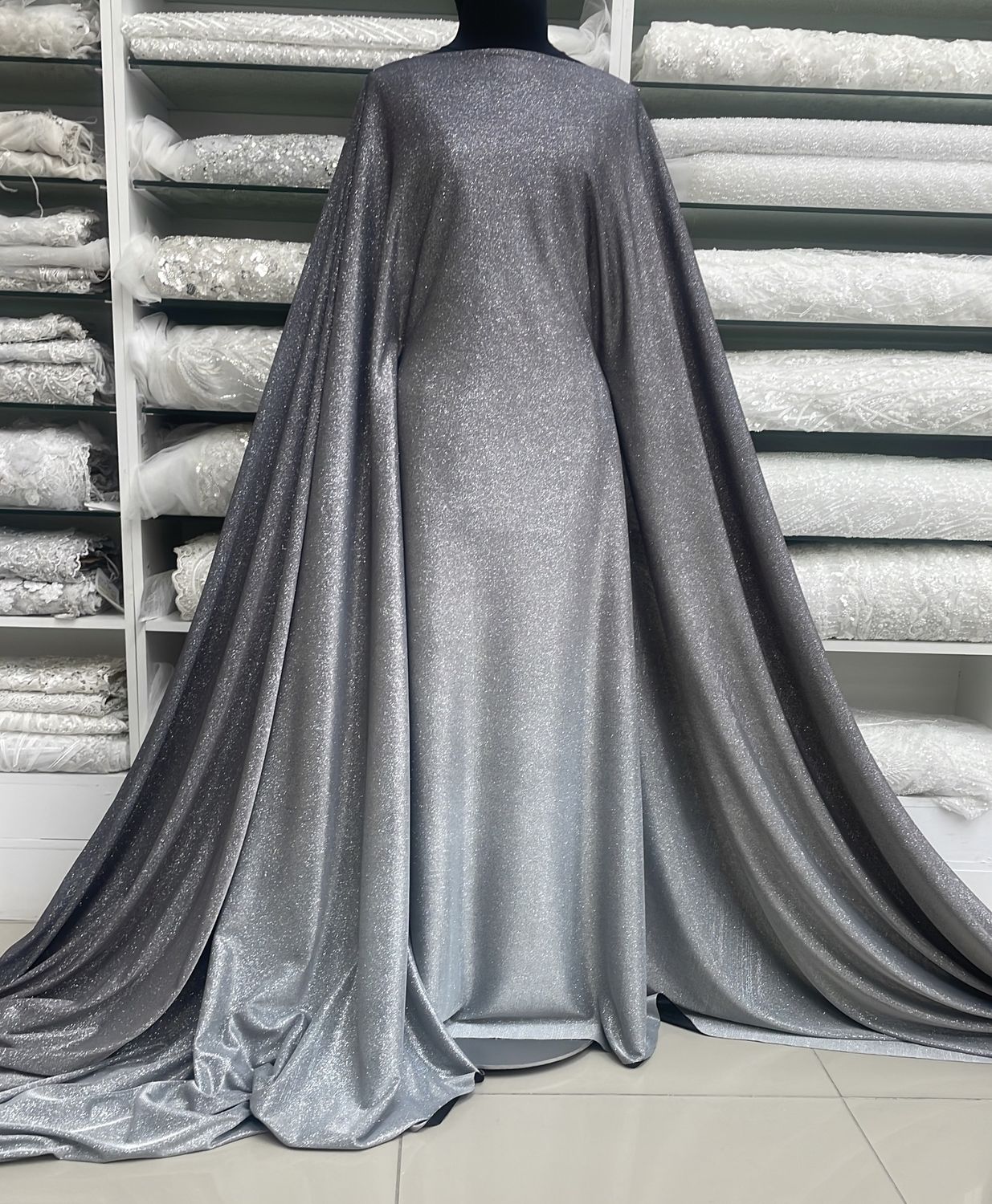 [ 24626 ] Moonlight Ombre-150-01-Charcoal Silver per Meter