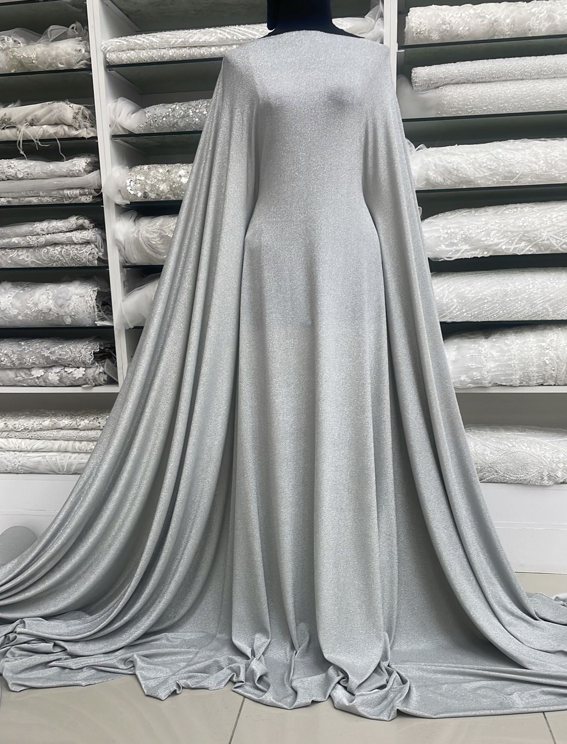 Knit [ 24913 ] Lurex Knit Bellissima-7701-150-SILVER-RW2-S per Meter