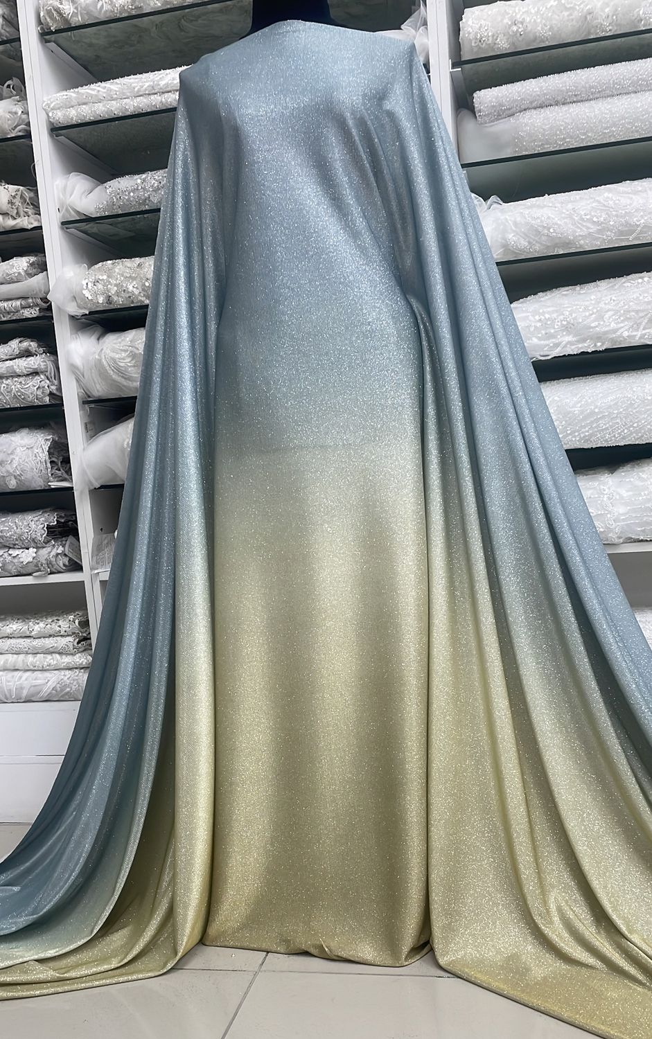 [ 24587 ] Moonlight Ombre-150-01-Gold Sage per Meter