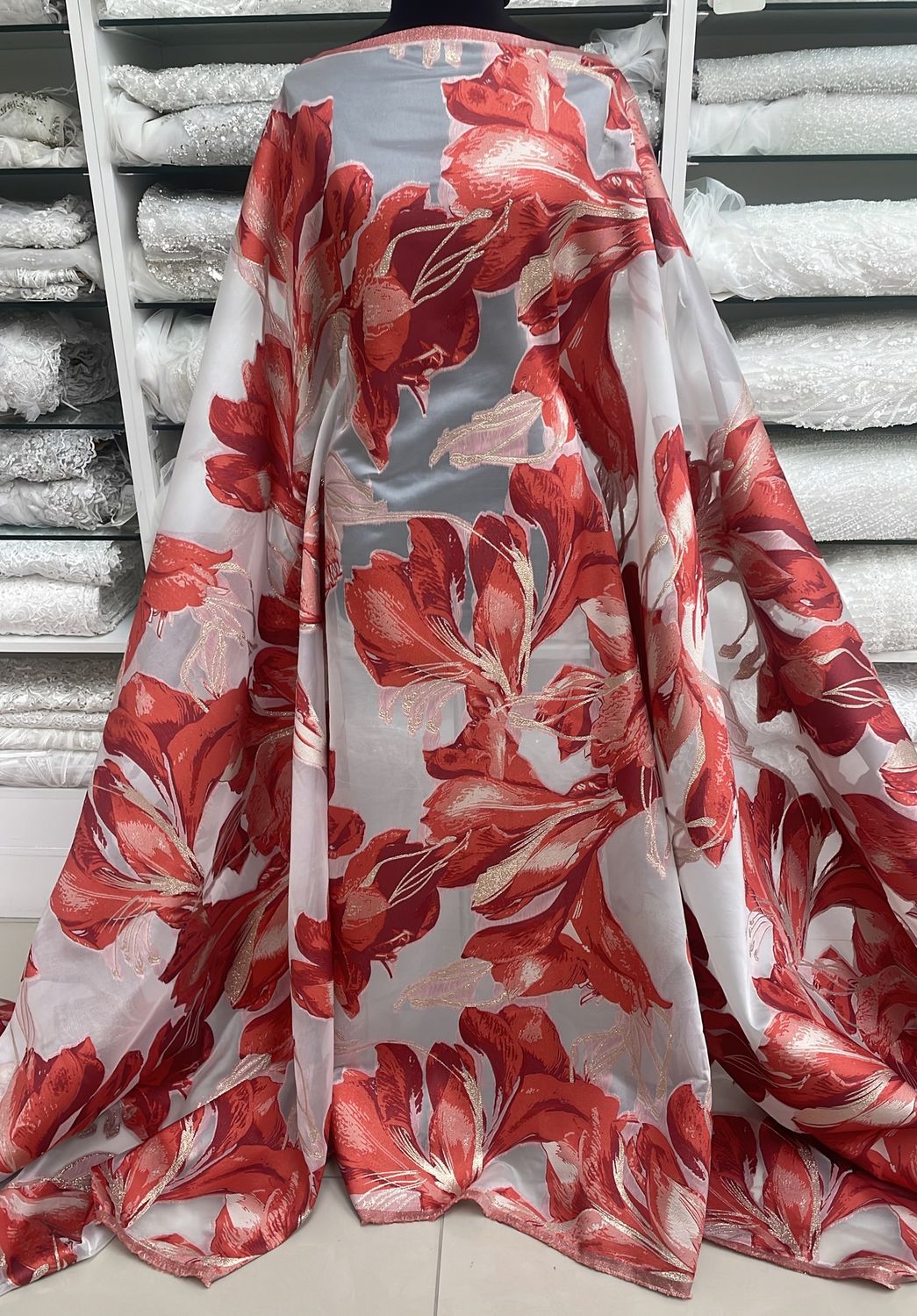 Dress Fabric Jacquard Fabrics-per m-137-05-Wine