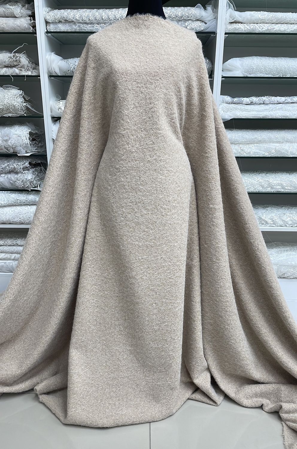 Jacquard Knit Bonded-per m-150-C2-Beige
