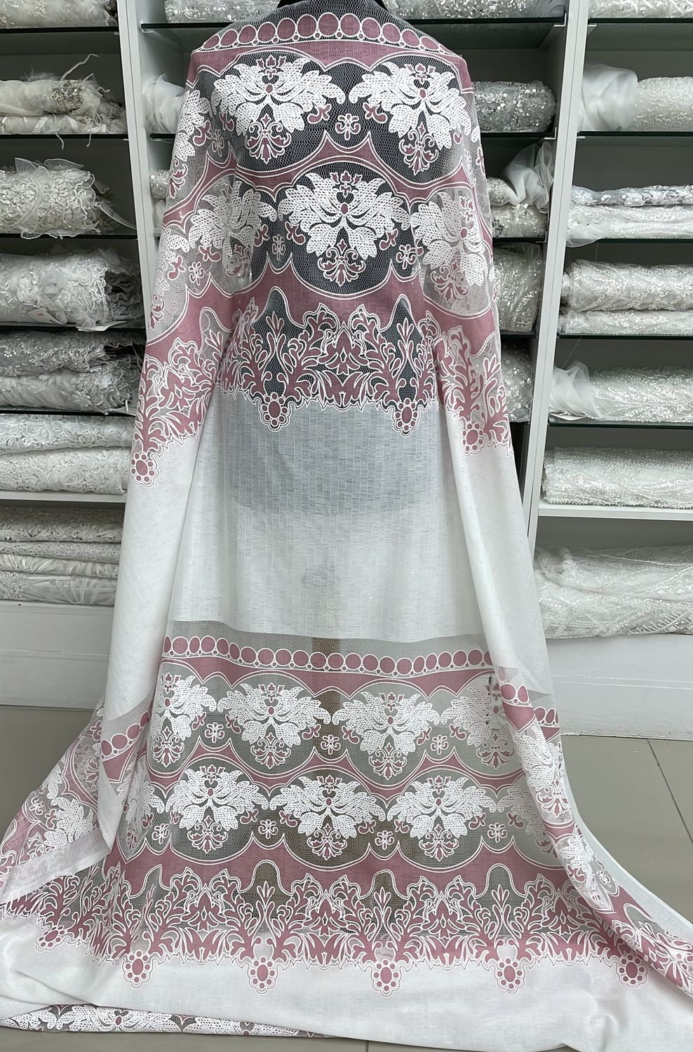 Tulle [ 20998 ] Tulle Burn Out/150/5g/Cream per Meter