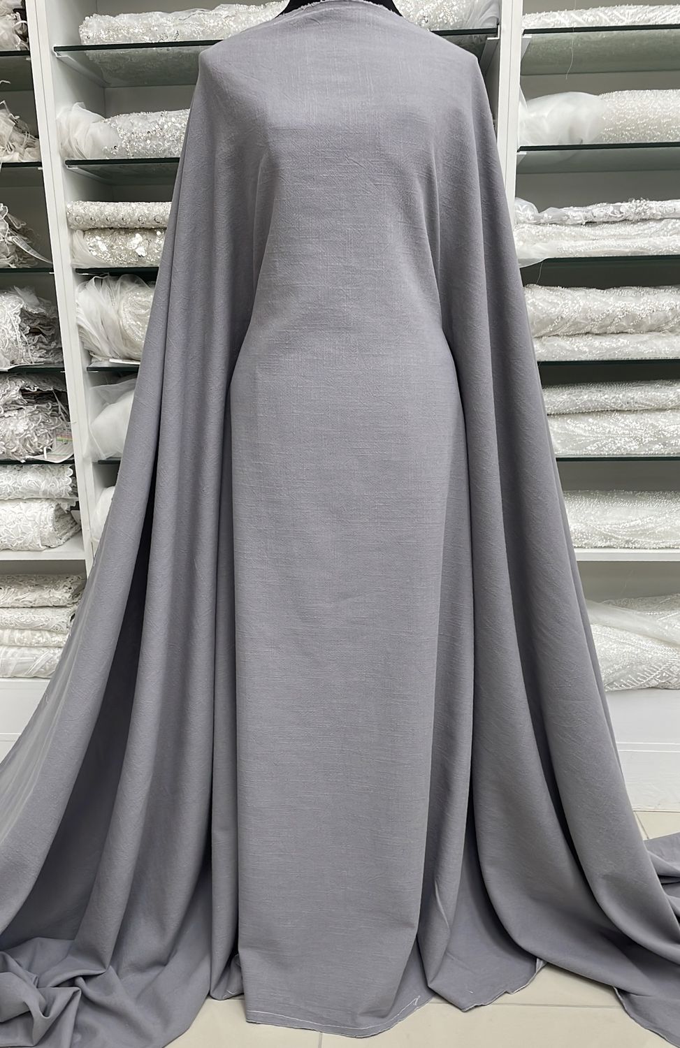 [ 24421 ] LinenHeavyWeight-36309-137-17-LightGrey per Meter