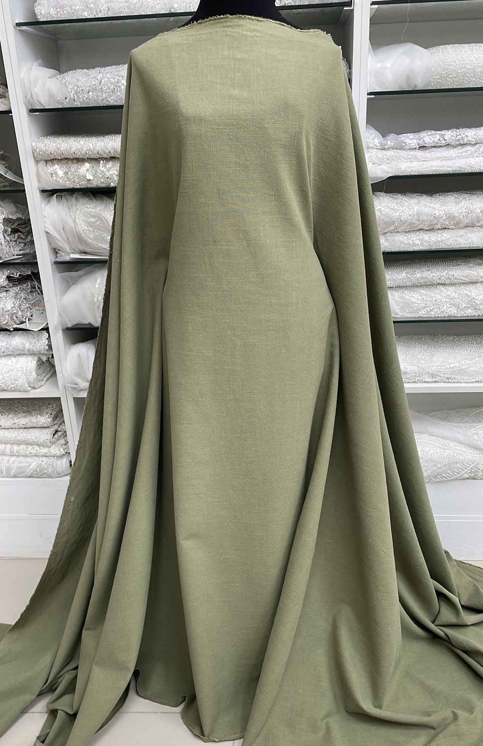 [ 24415 ] LinenHeavyWeight-36309-137-19-FernGreen per Meter