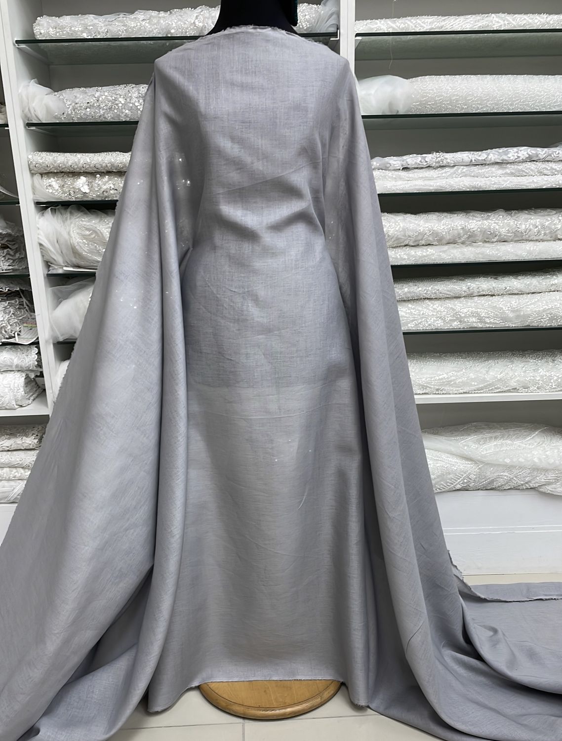 [ 24894 ] Ramie Linen-140-02-Grey per Meter