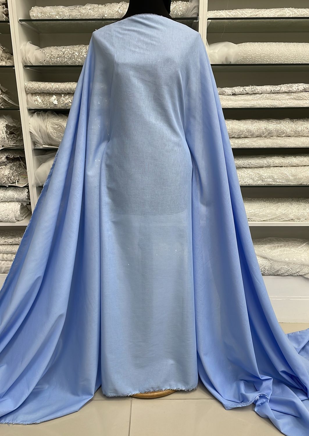 [ 24893 ] Ramie Linen-140-01-Sky Blue per Meter