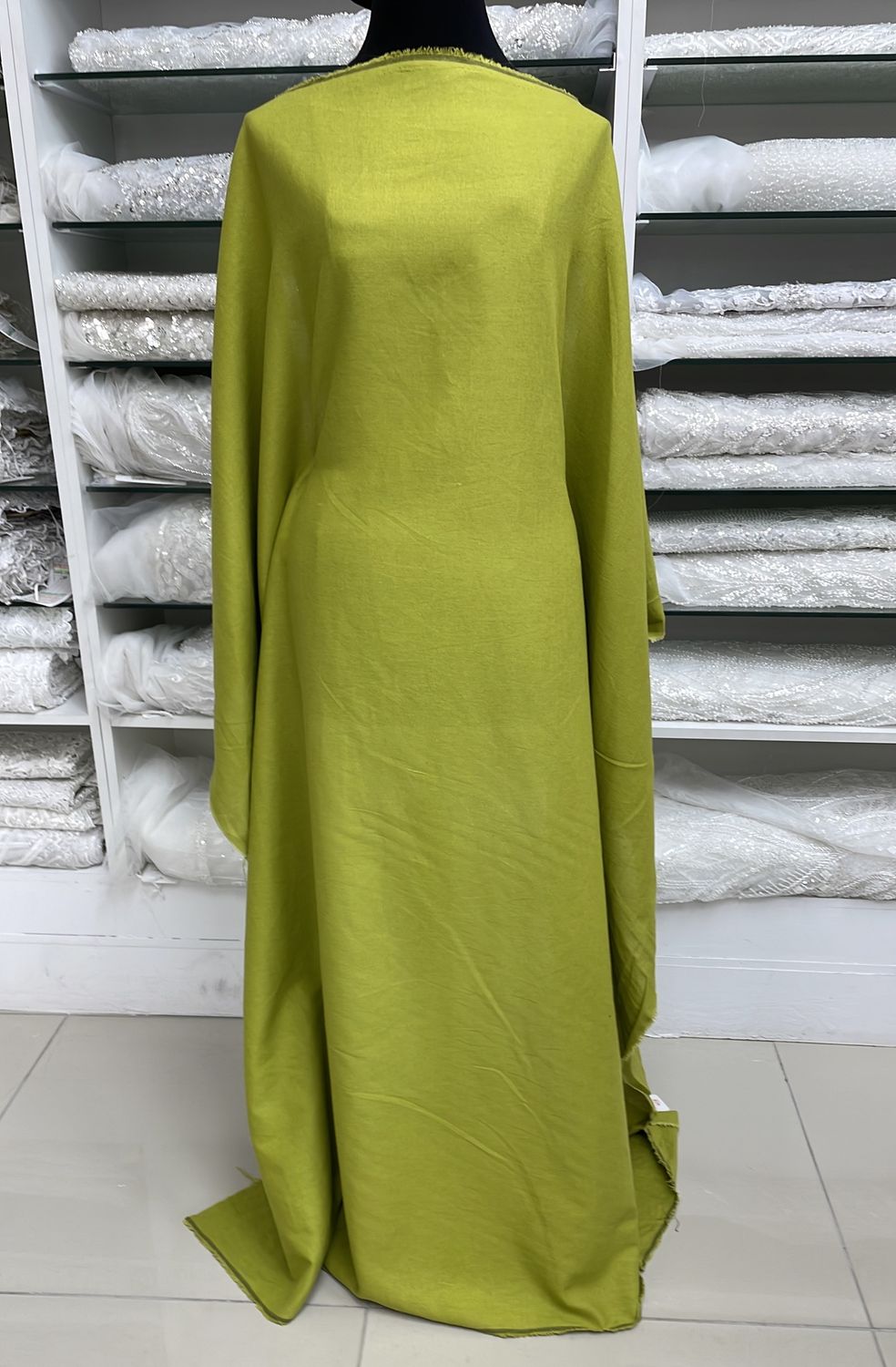 [ 24451 ] LinenShirtWeight-36310-137-51-Chartreuse per Meter