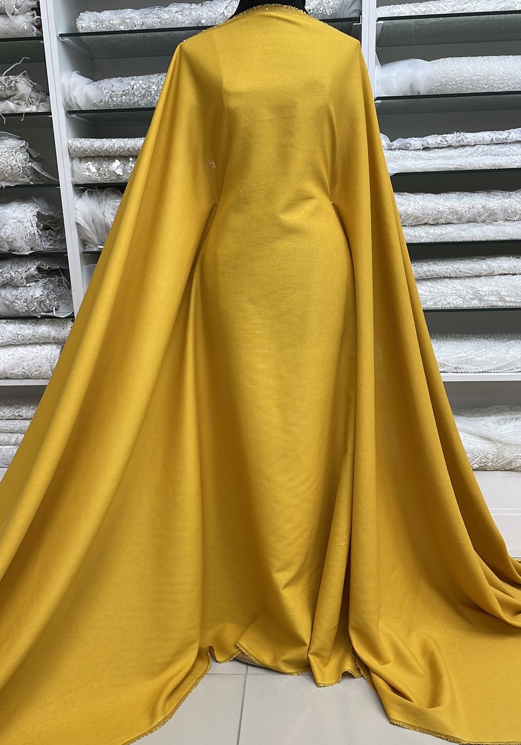 [ 24442 ] LinenShirtWeight-36310-137-39-Mustard per Meter