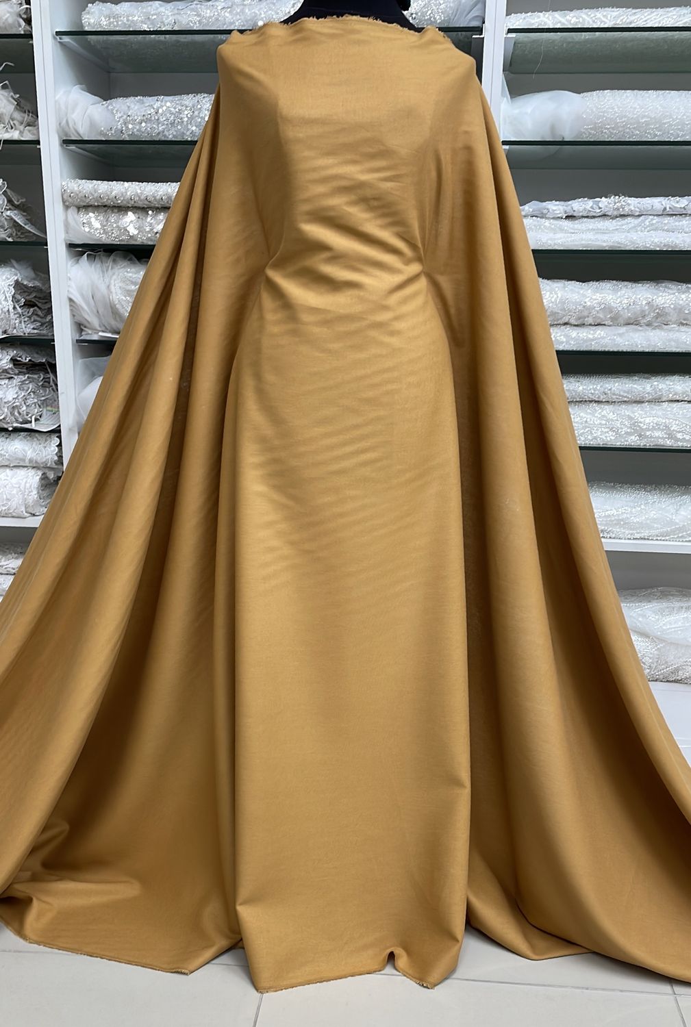 [ 24435 ] LinenShirtWeight-36310-137-17-Gold per Meter