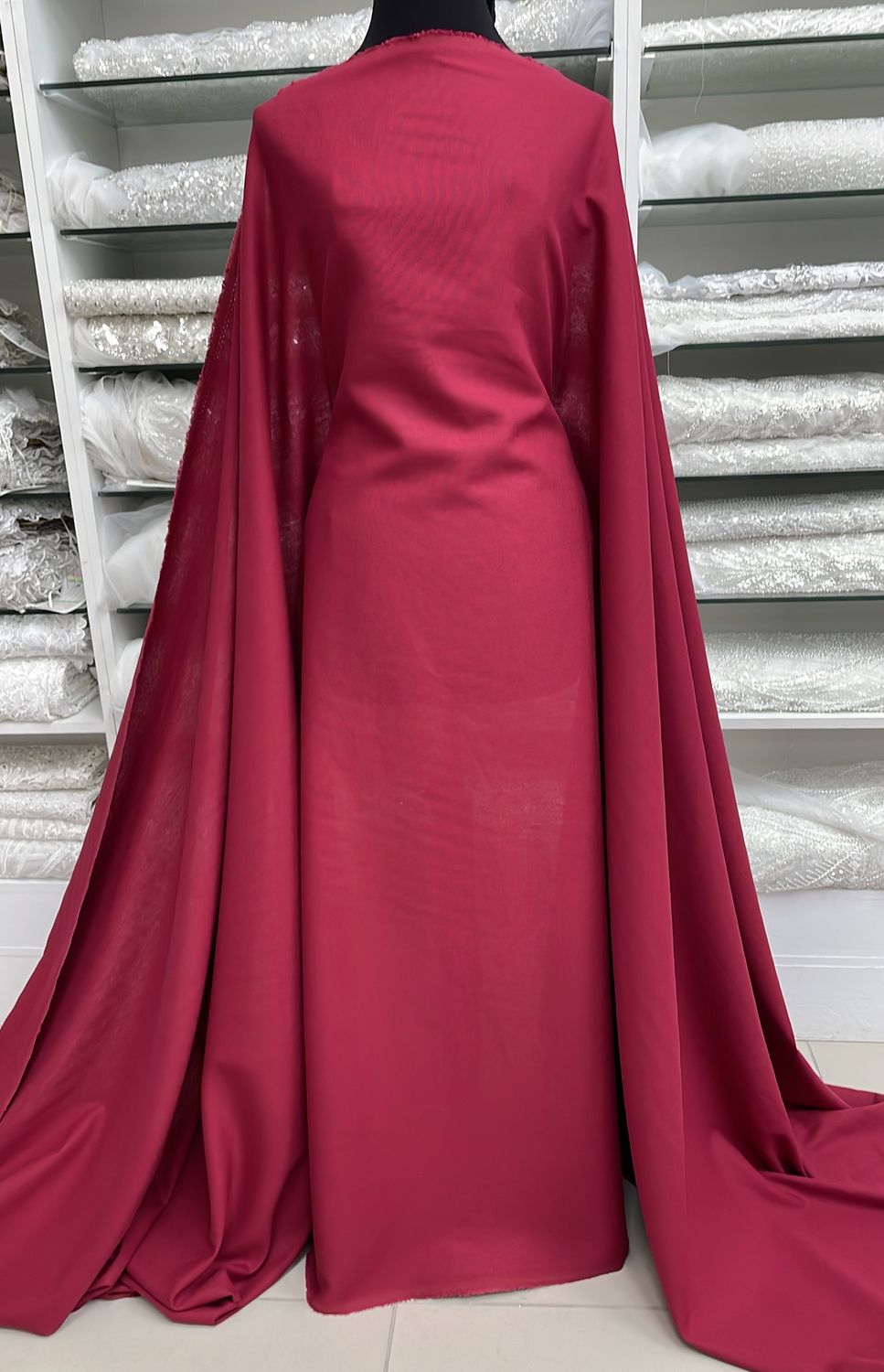 [ 24436 ] LinenShirtWeight-36310-137-19-Red per Meter
