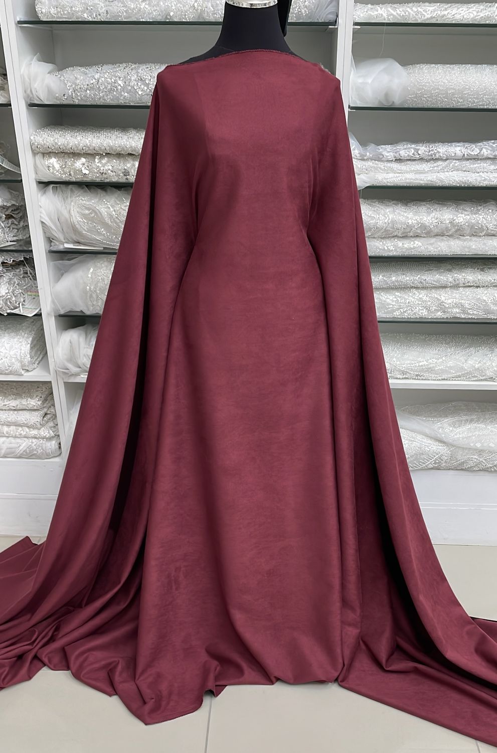 Scuba [ 24608 ] Scuba Suede-150-10-Wine per Meter
