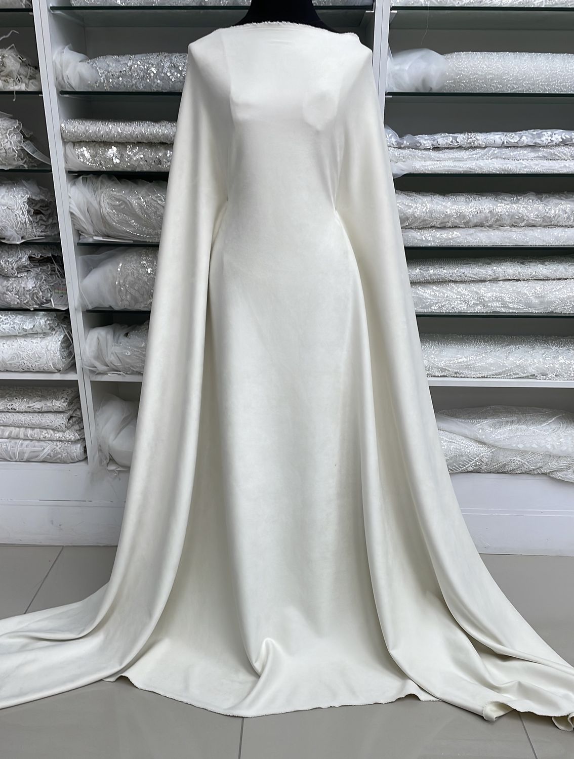 Scuba [ SCS-KN12288-020 ] ScubaSuede-150cm-320gr-OFF WHITE per Meter