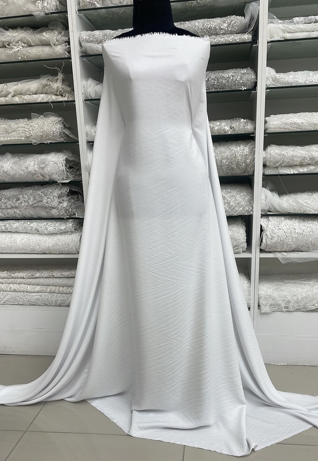 [ 24592 ] Rayon Twill Airjet-150-01-White per Meter
