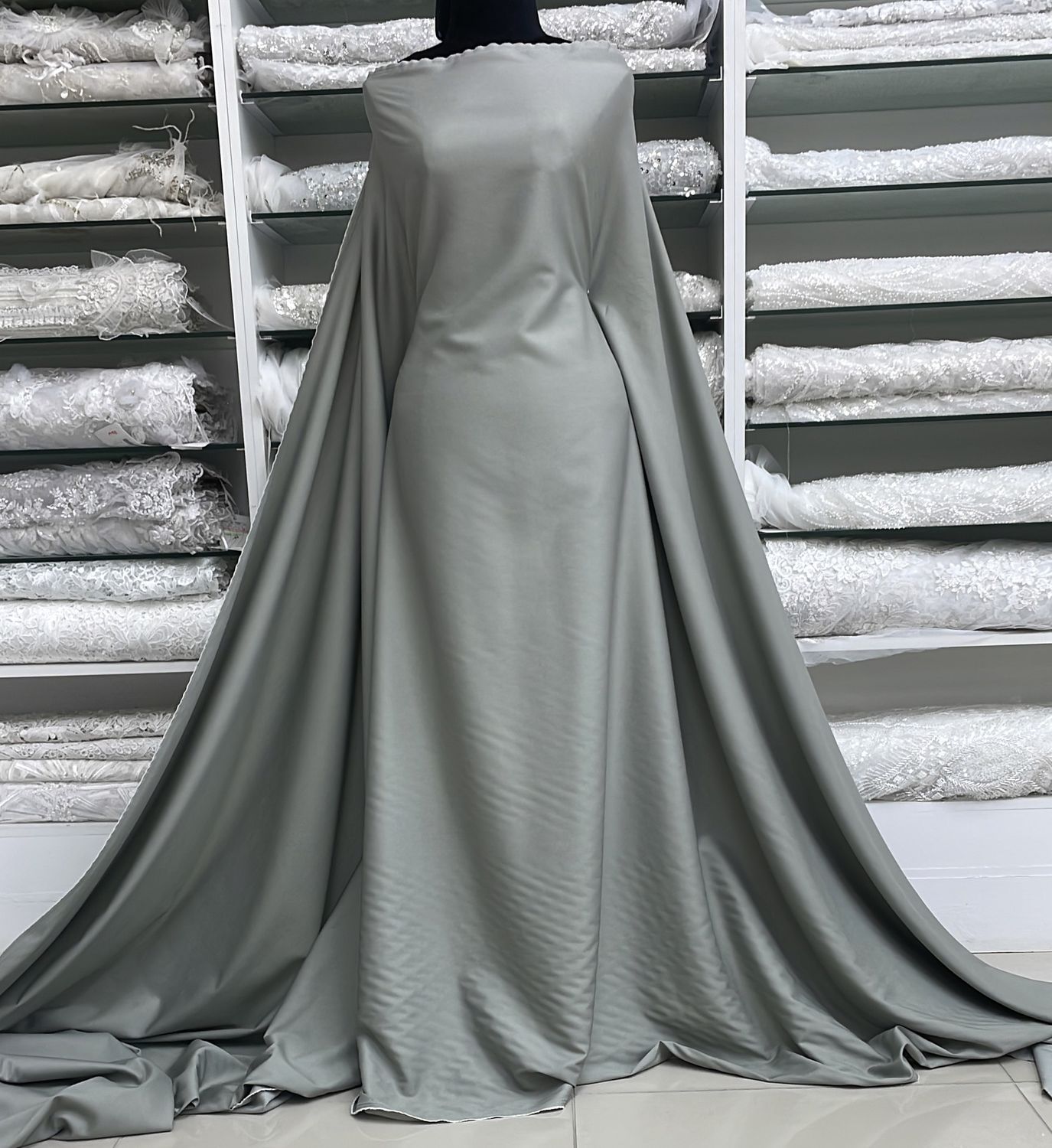 [ 23849 ] R/T Denim Span Chambre-P1657-150-32-Olive per Meter