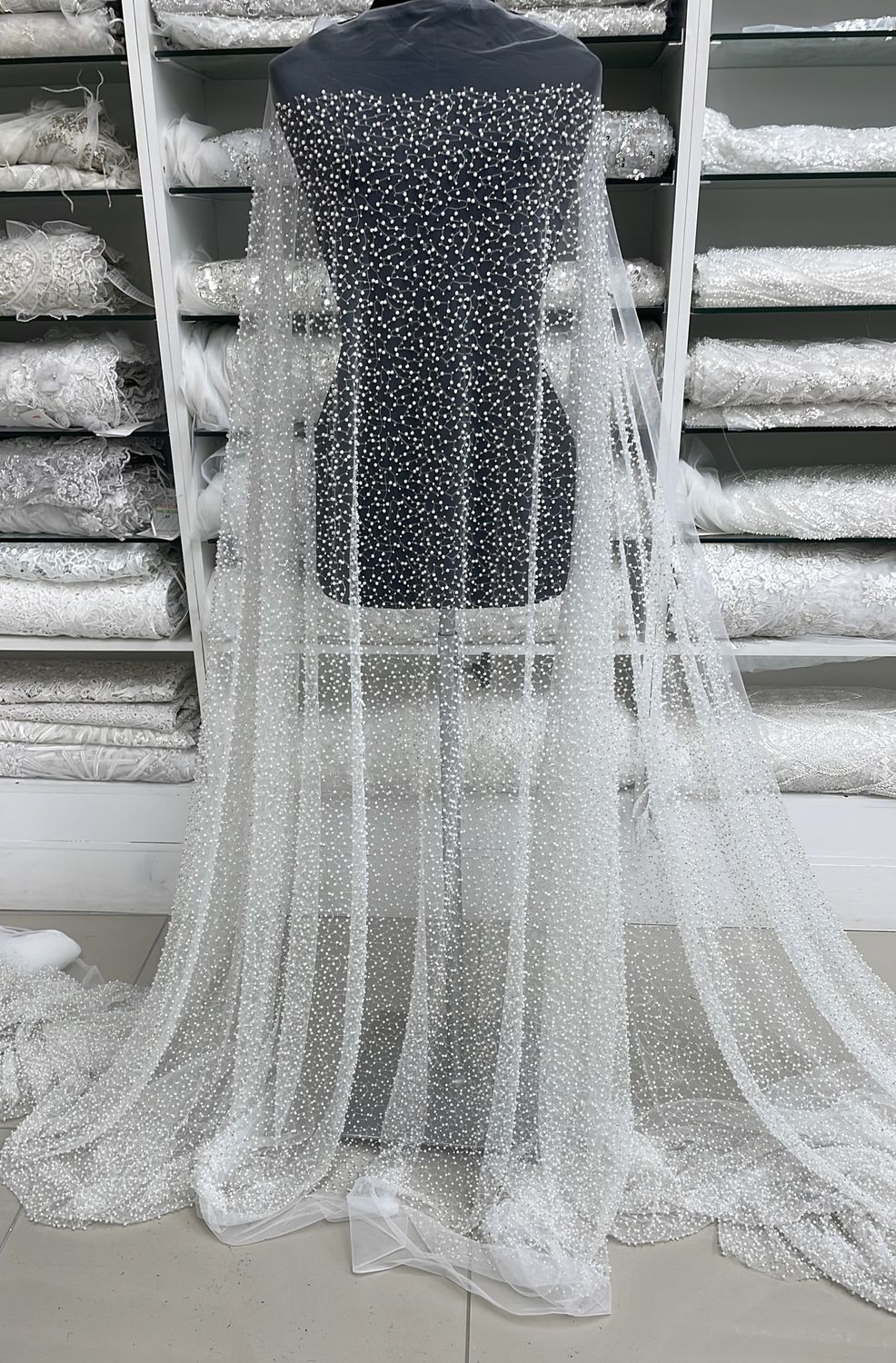 Dress Fabric Tulle Valentino-per m-135-01-Ivory