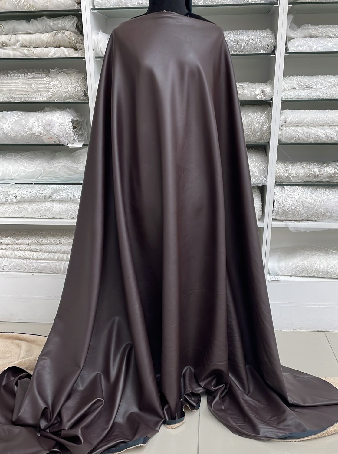[ 15810 ] Pleather Shearing/150/5g/BROWN per Meter