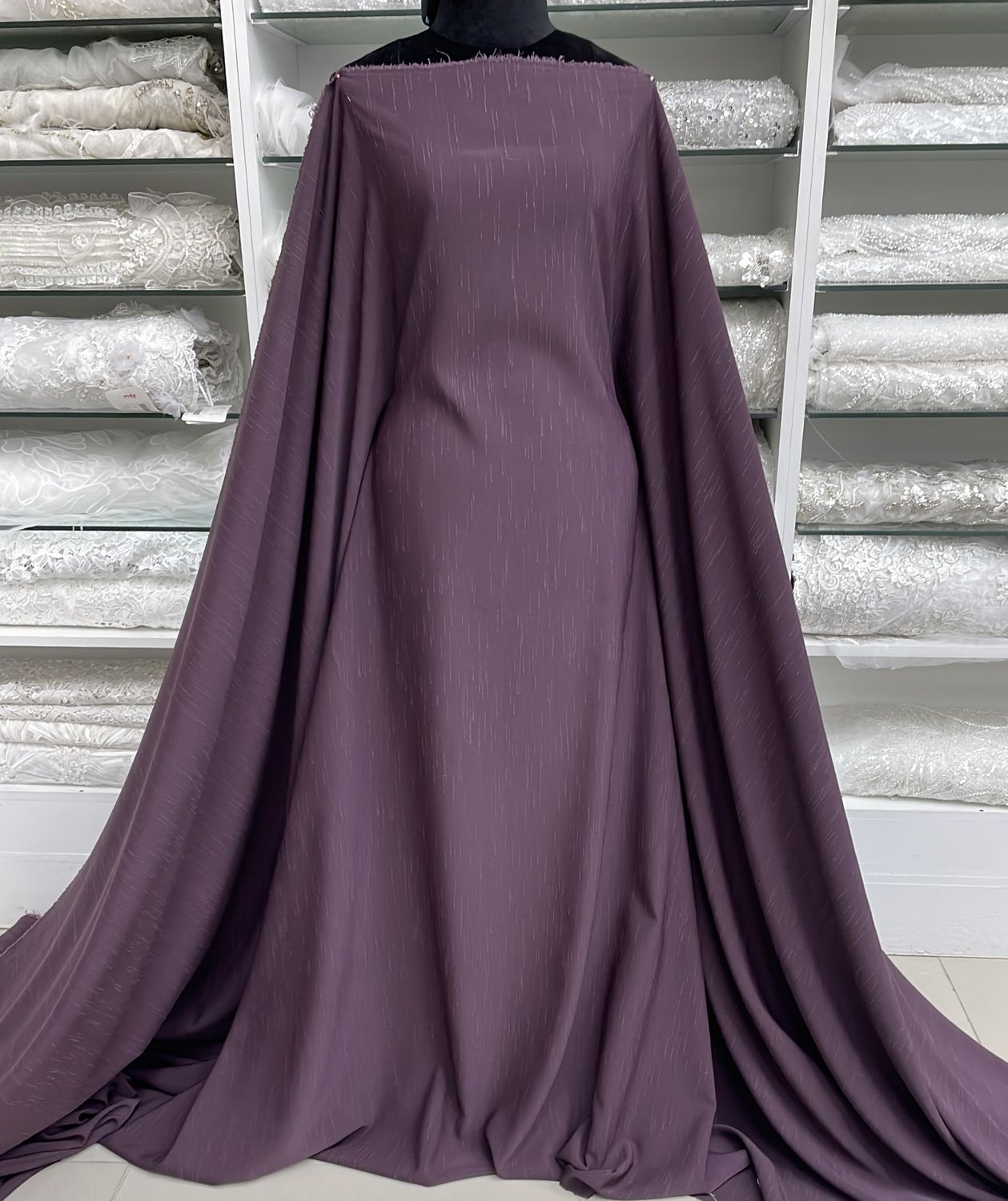 [ SHP-BI-30057-08 ] Shantung Plain Grape 142 per Meter