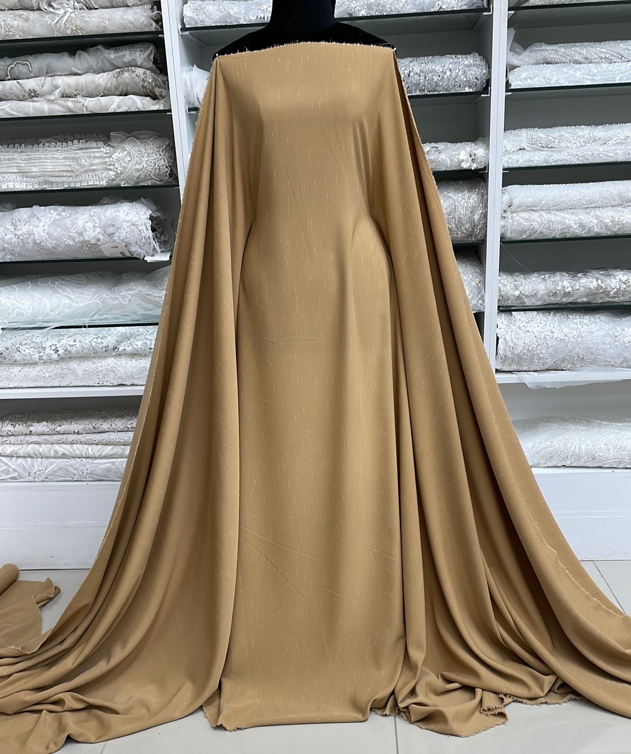 [ SHP-BI-30057-12 ] Shantung PlainCamel142 per Meter