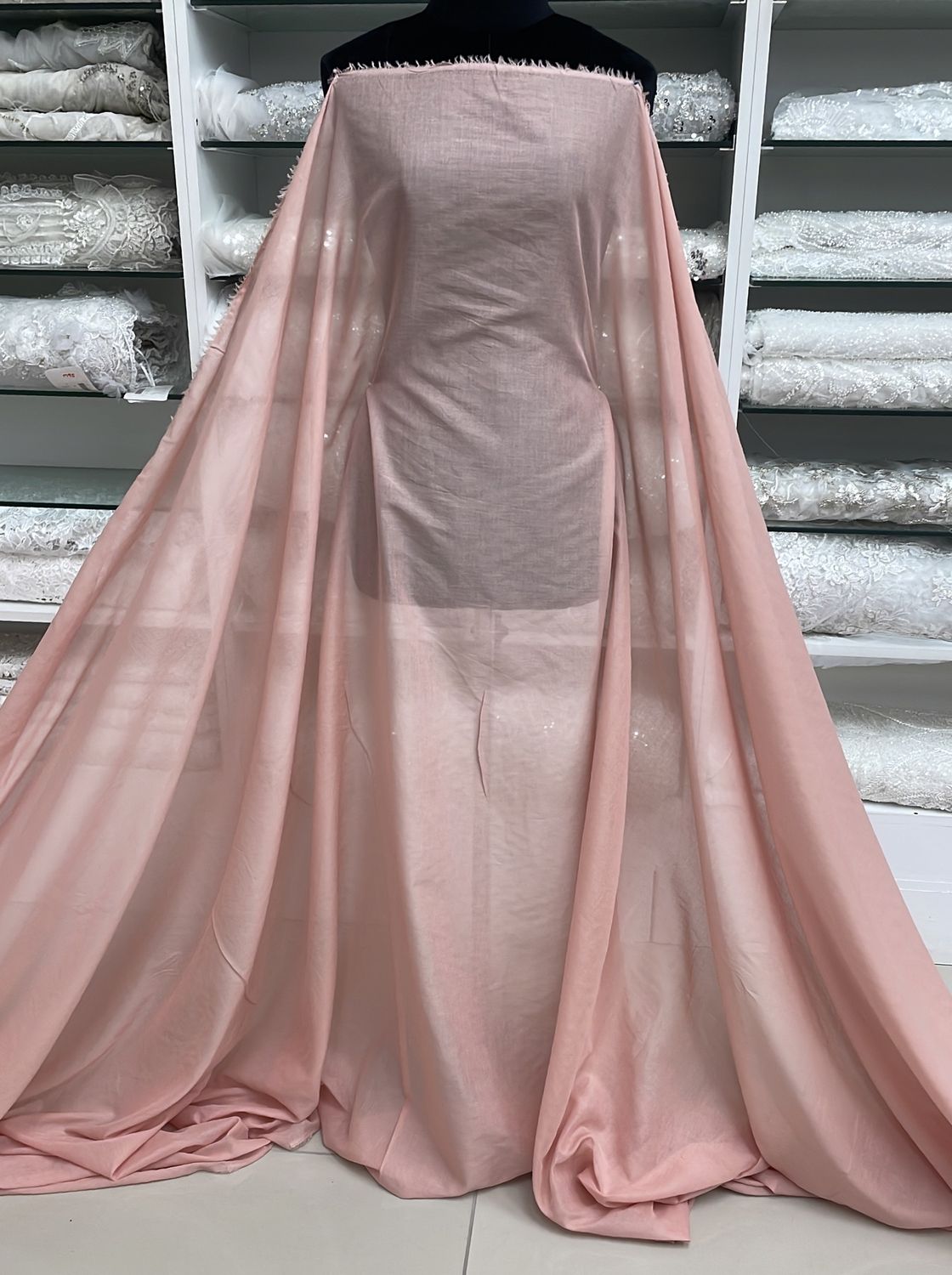 [ 21540 ] Cotton Voille/150/5g/Peach per Meter