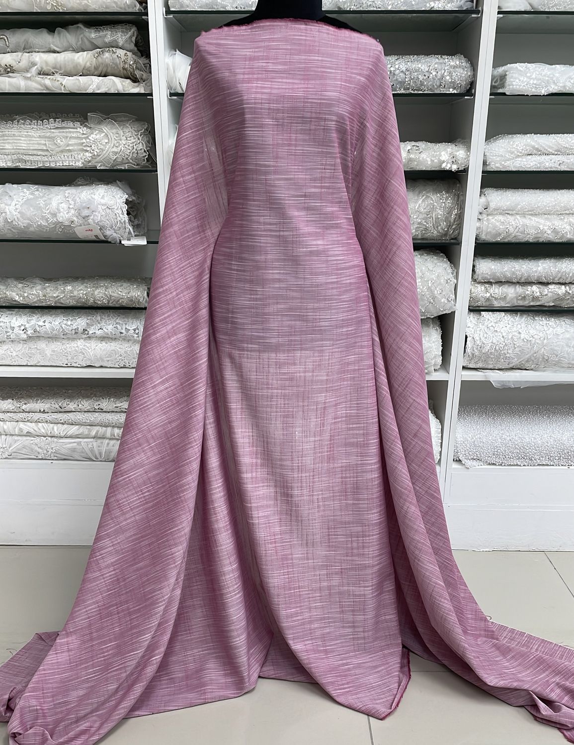 [ COT-CY1368-03 ] COTTON CHECK TEXTURE-150-RED per Meter