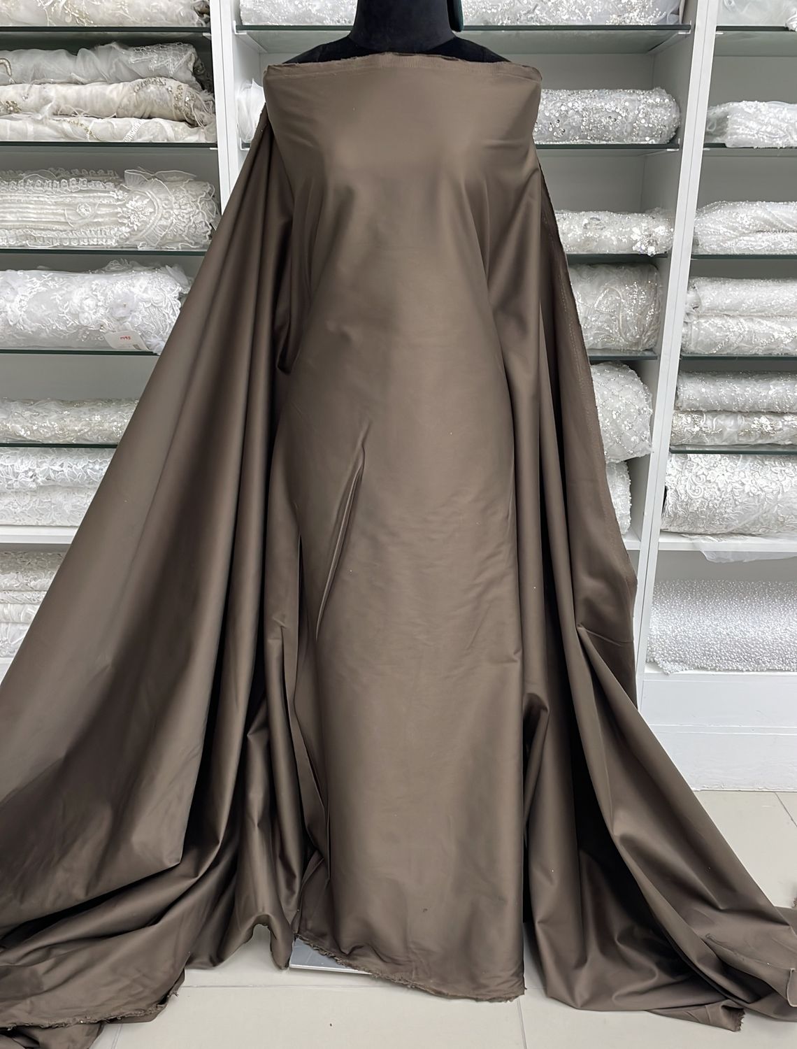 [ COS-G14A-3545C2 ] CottonSateen280g 150-Taupe per Meter