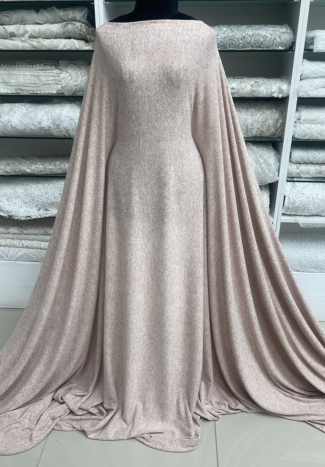 [ 18775 ] Knit Cashmere /150/200g/PINK per Meter