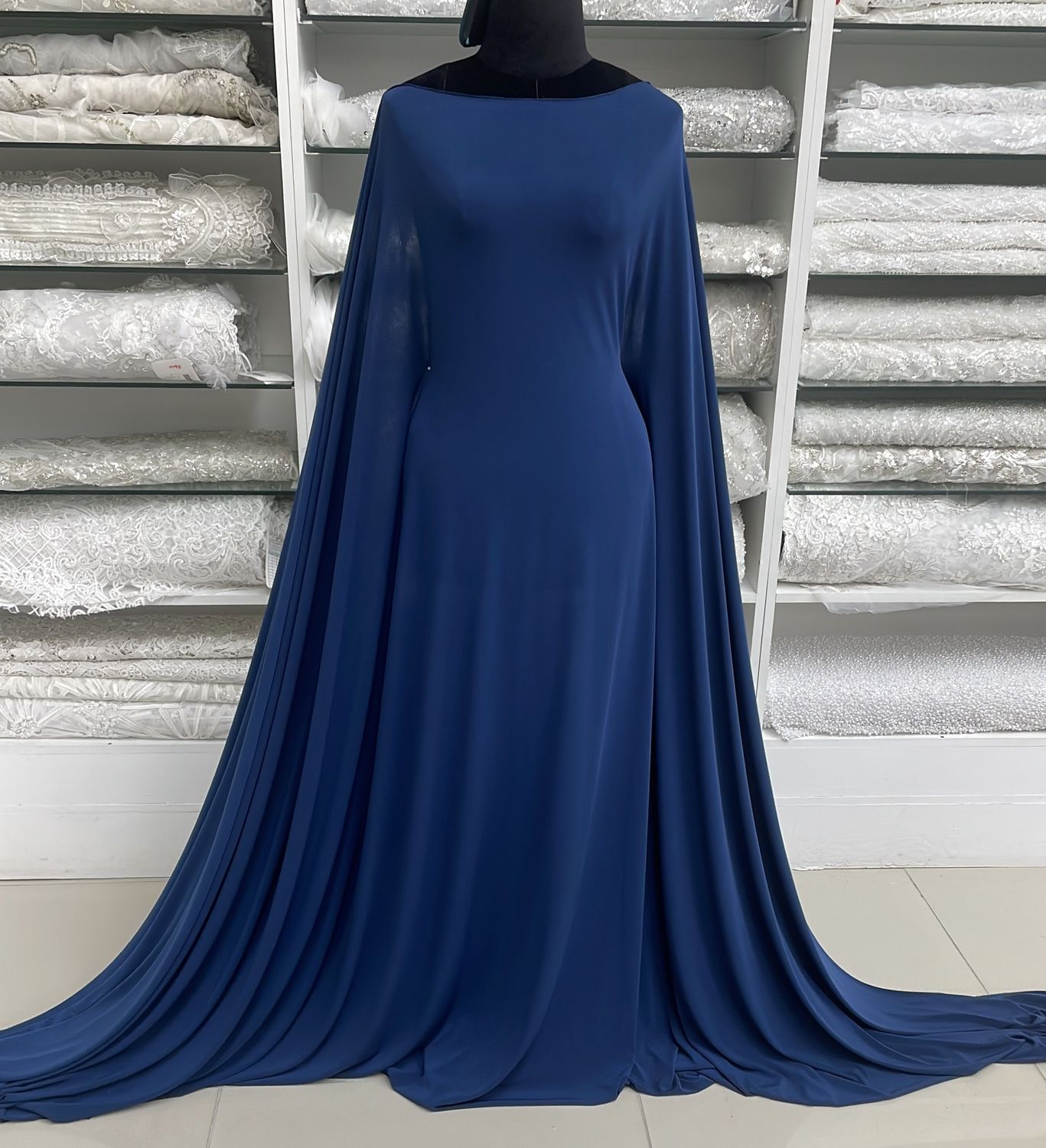 Bon Bon [ 25130 ] BonBon Italian Knit-150-12-Navy per Meter
