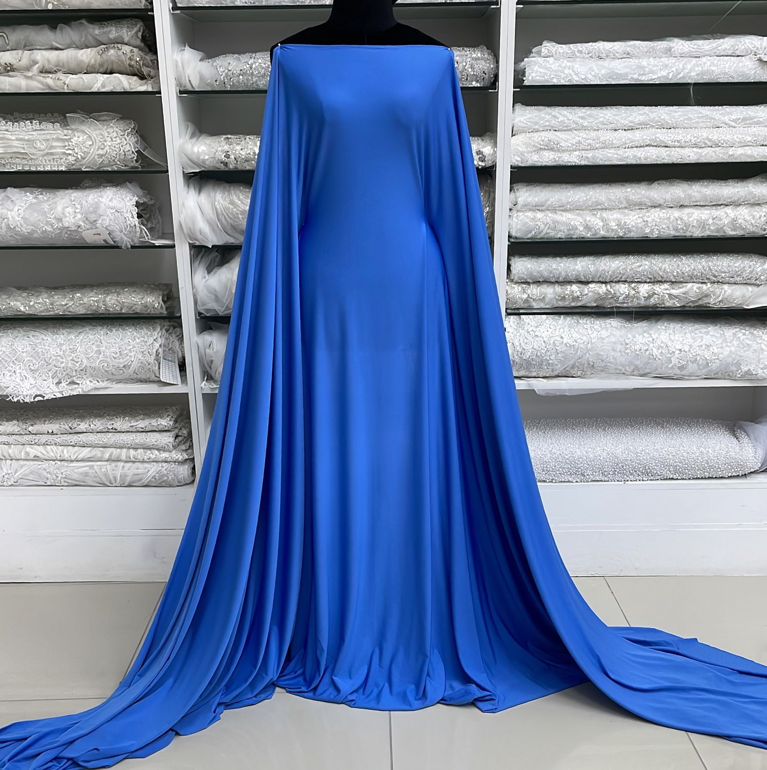 Bon Bon [ 25123 ] BonBon Italian Knit-150-05-Super Sonic Blue per Meter