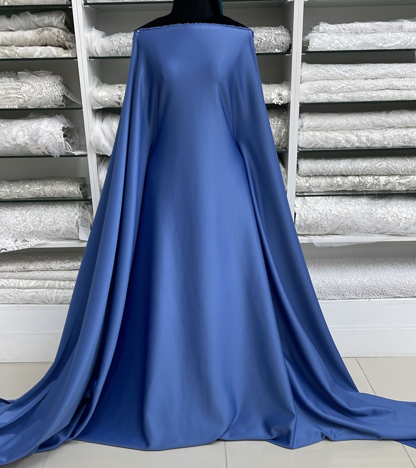 Scuba [ 25138 ] Scuba Plain Knit-150-08-Infinity Dove Blue per Meter