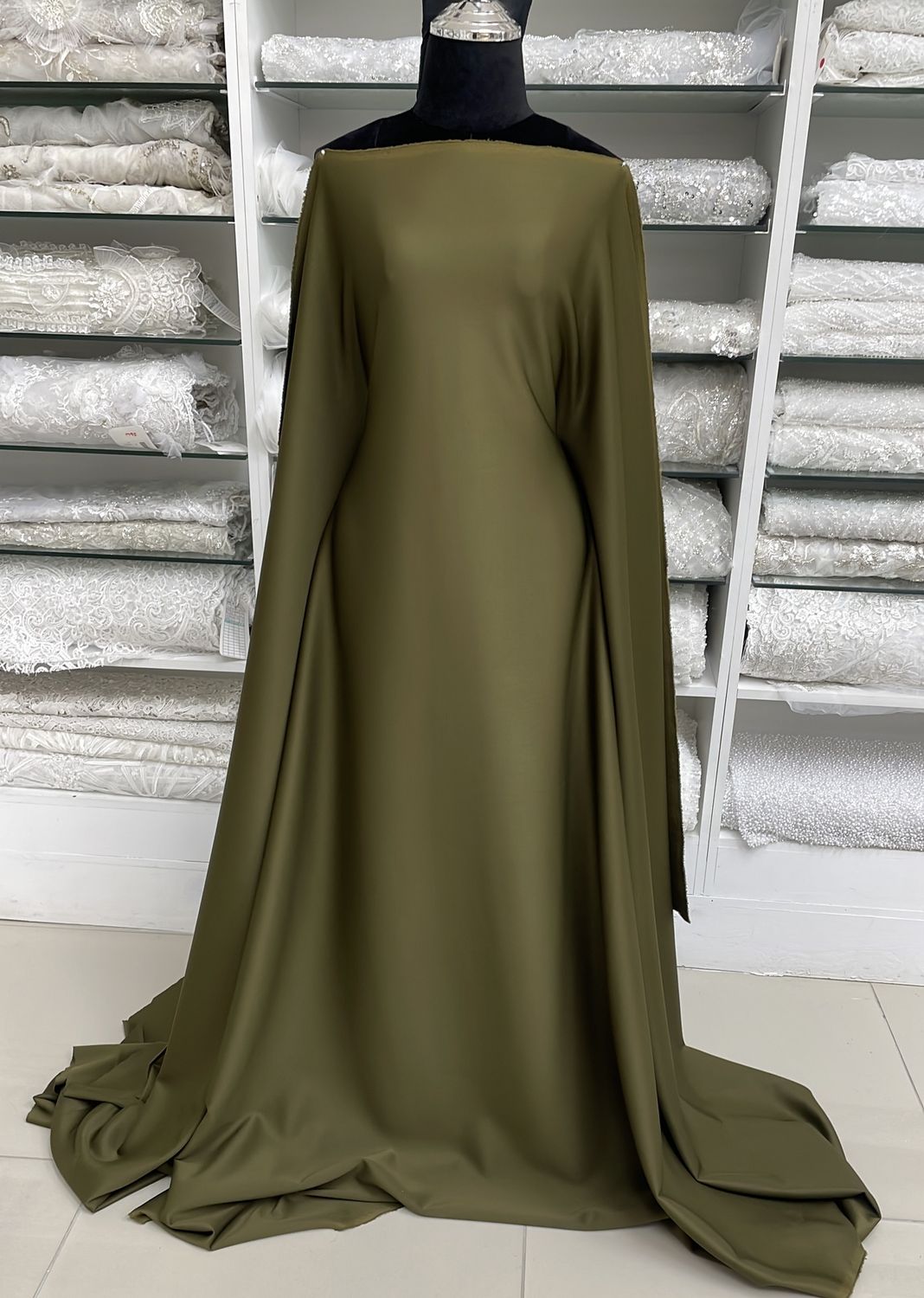 Scuba [ 23227 ] Scuba Plain Dyed-260gr-150-MILITARY OLIVE per Meter