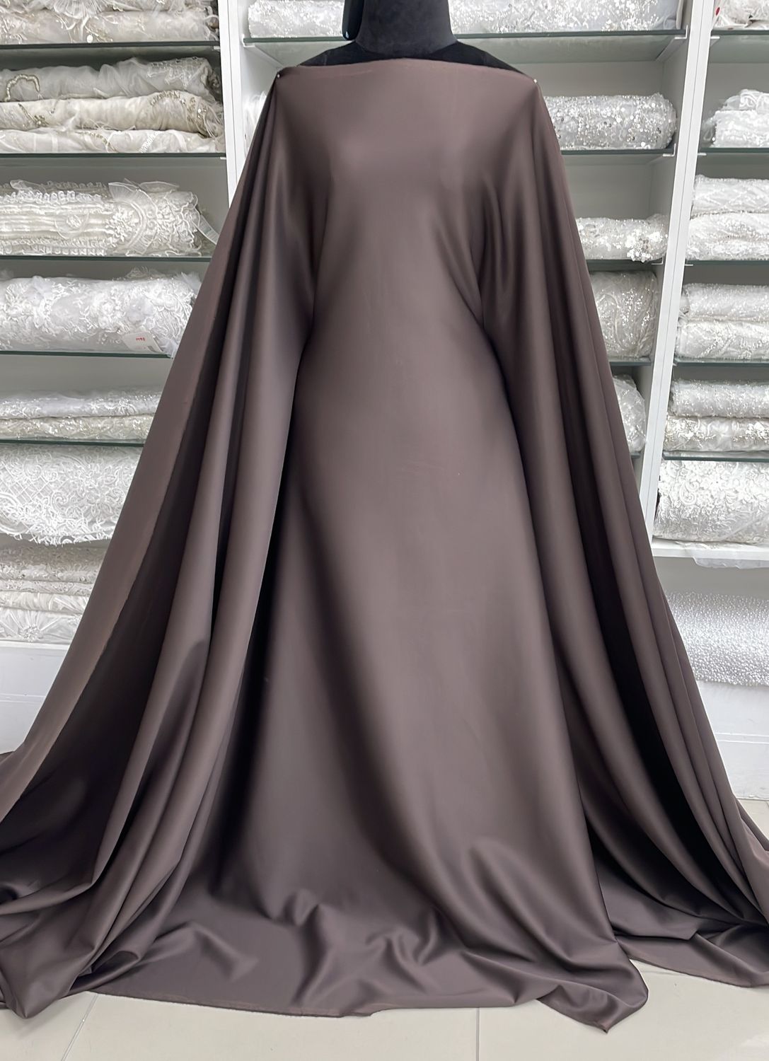 Scuba [ 25135 ] Scuba Plain Knit-150-05-Chocolate per Meter