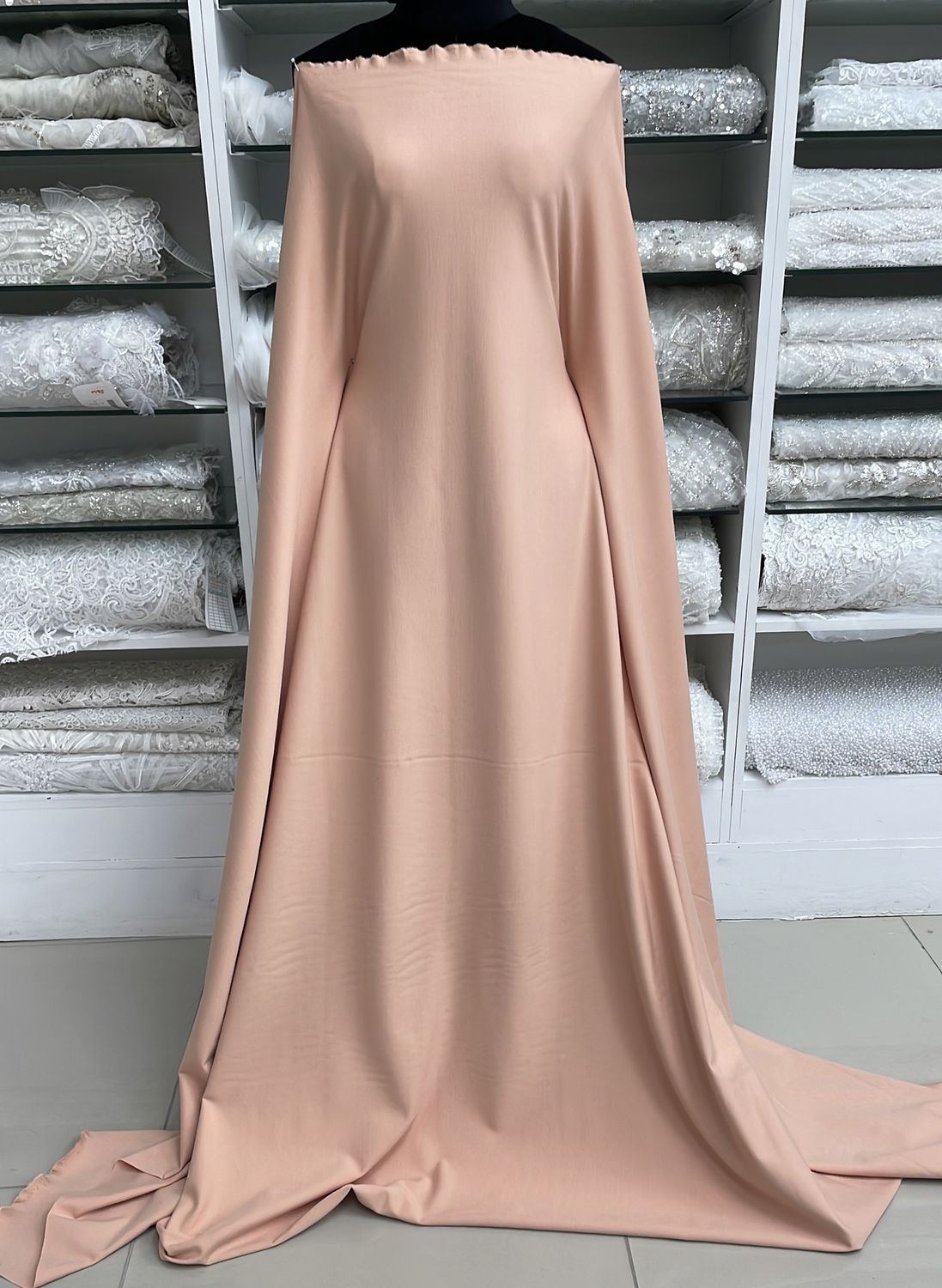 Ponte di Roma [ PDR-KN-0335-536 ] PuntyDR65%VI30%PA5%EA320GR150cm-PEACH per Meter