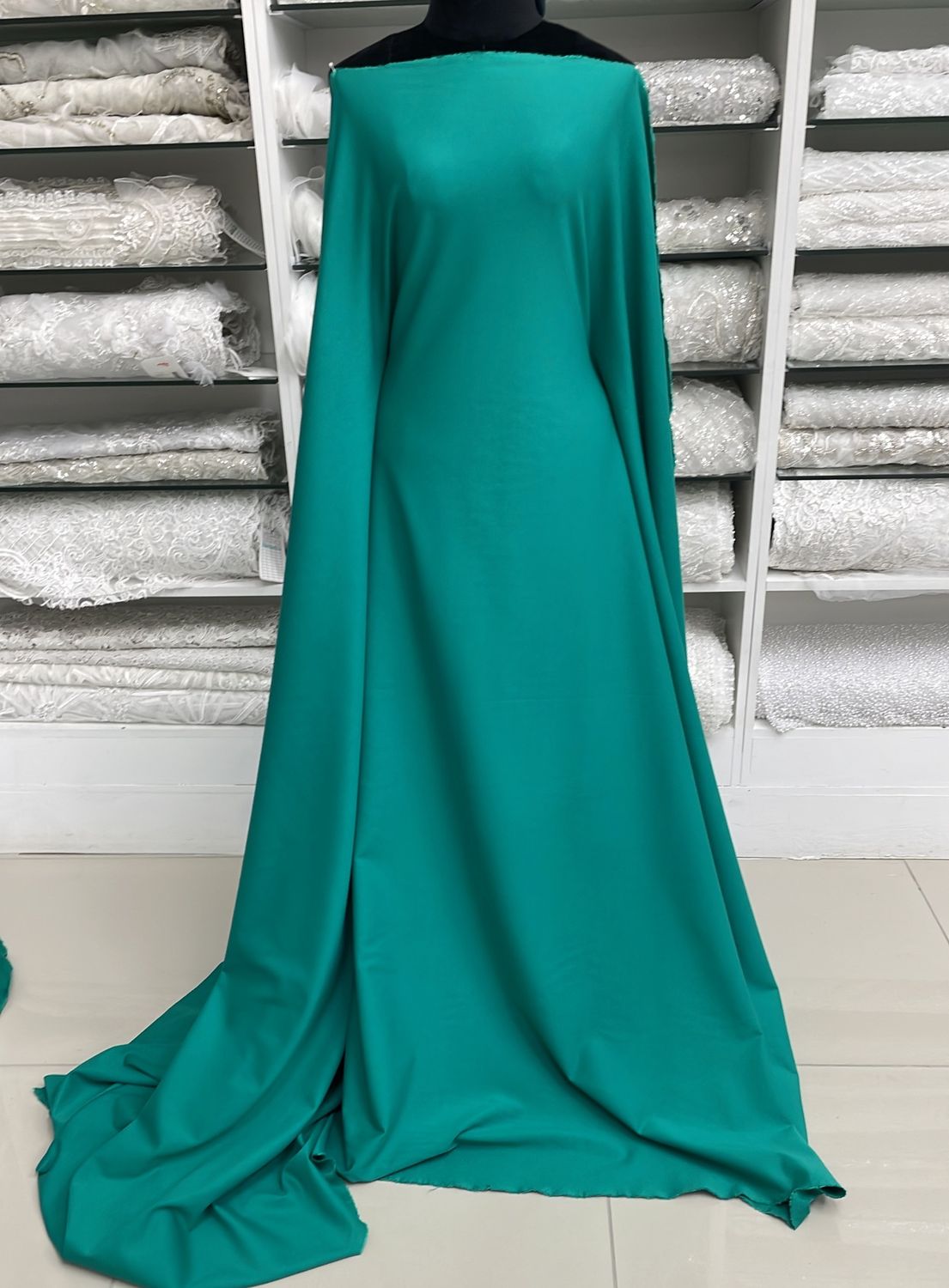 Ponte di Roma [ PDR-KN-0335-309 ] PuntyDR65%VI30%PA5%EA320GR150cm-EMERALD per Meter