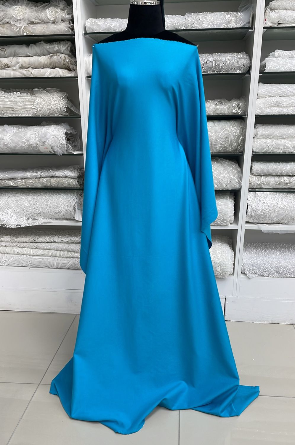 Ponte di Roma [ PDR-KN-0335-660 ] PuntyDR65%VI30%PA5%EA320GR150cm-TURQ per Meter