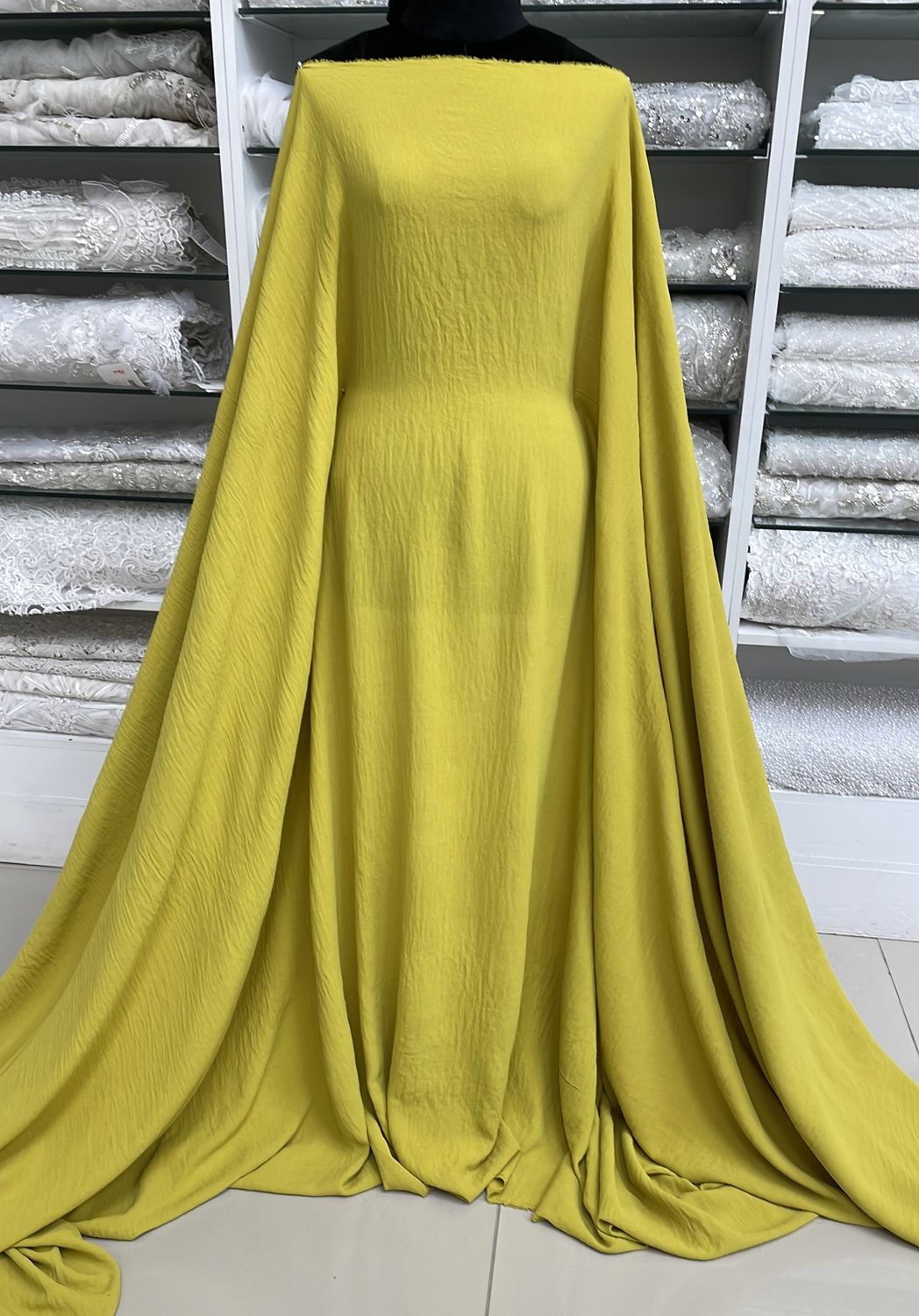 [ 24603 ] Crepe Airflow-150-13-Mustard per Meter