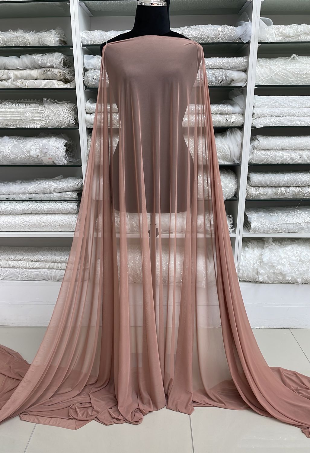 [ 21371 ] Mesh Power/150/5g/TEA ROSE per Meter