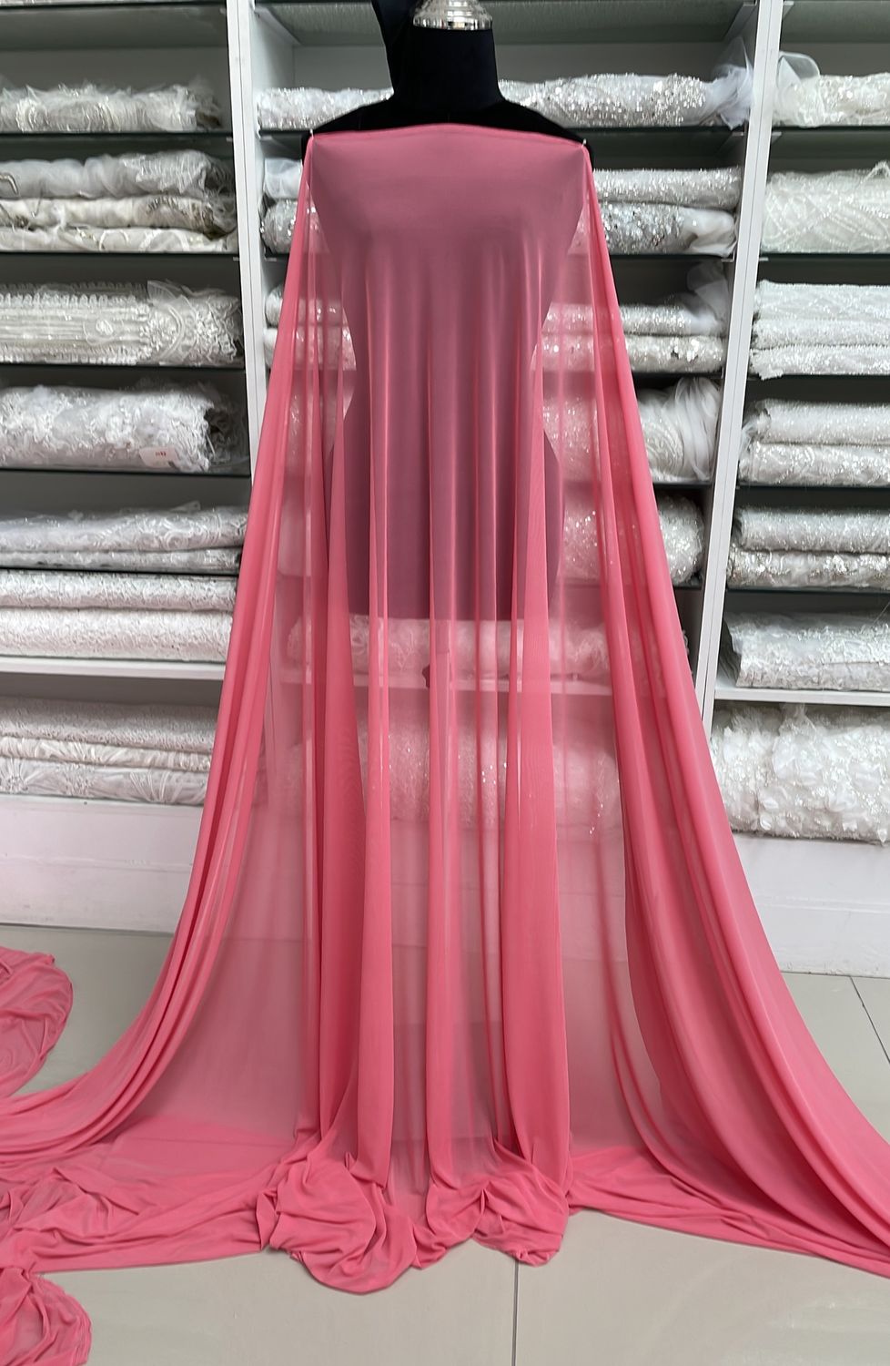 [ MNP-PB-A7830-38 ] Mesh Nylon Power 147w Rose pink per Meter