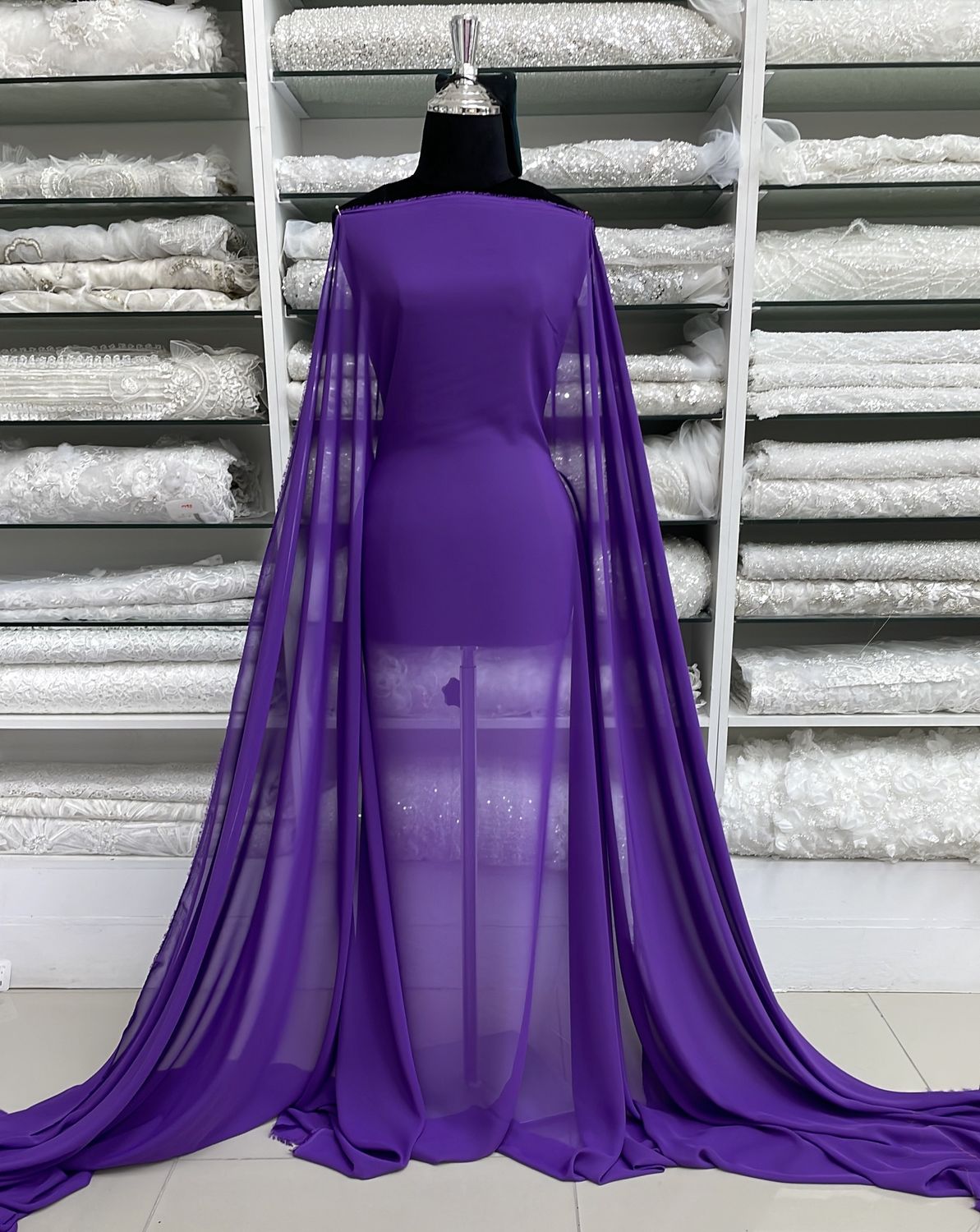 Chiffon [ CHM-PB-A0758-30 ] Chiffon Multi 150W Mauve per Meter