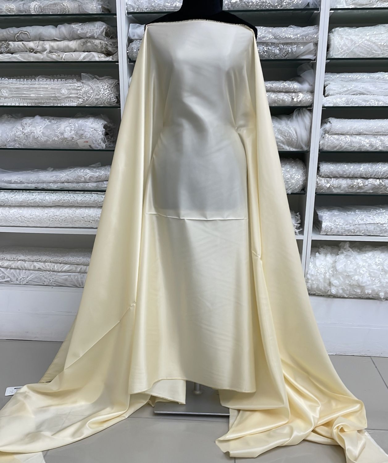 [ LA-ICI-A201 ] Acetate Lining 120 - Maize per Meter
