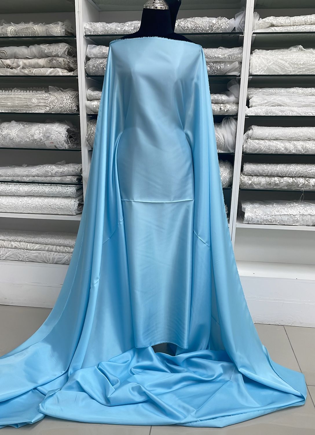 [ LA-ICI-A606 ] Acetate Lining 120 - Ocean per Meter