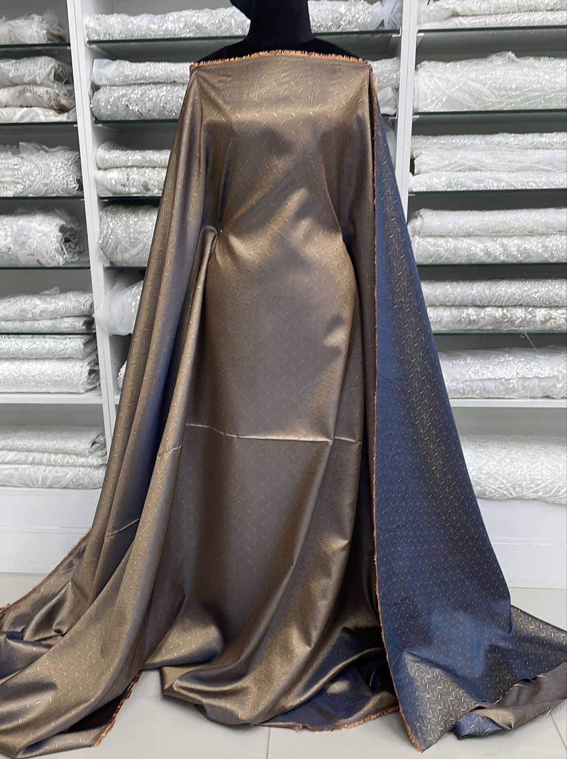 [ 24865 ] Jacquard Suit Lining-150-01-Bronze per Meter