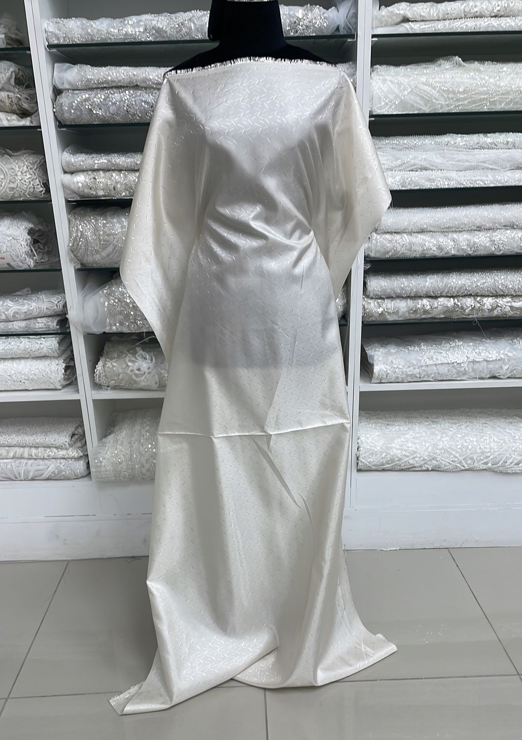 [ 24868 ] Jacquard Suit Lining-150-17-Cream per Meter