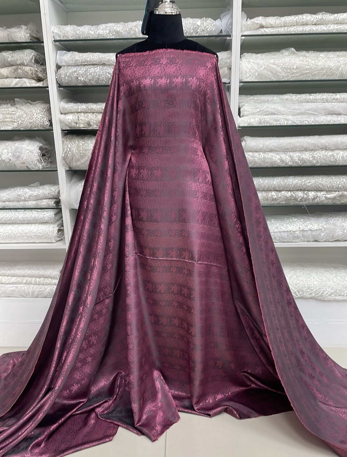 [ 24510 ] Jacquard Lining-140-07-Pink per Meter