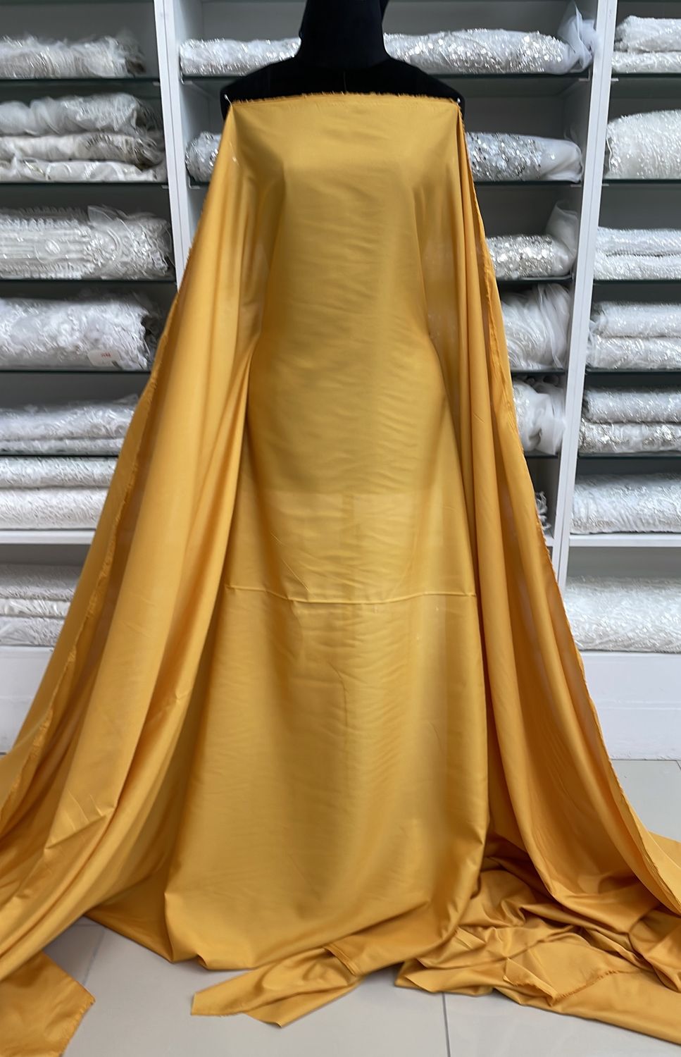 [ 24660 ] Pongee Lining-150-05-Mustard per Meter
