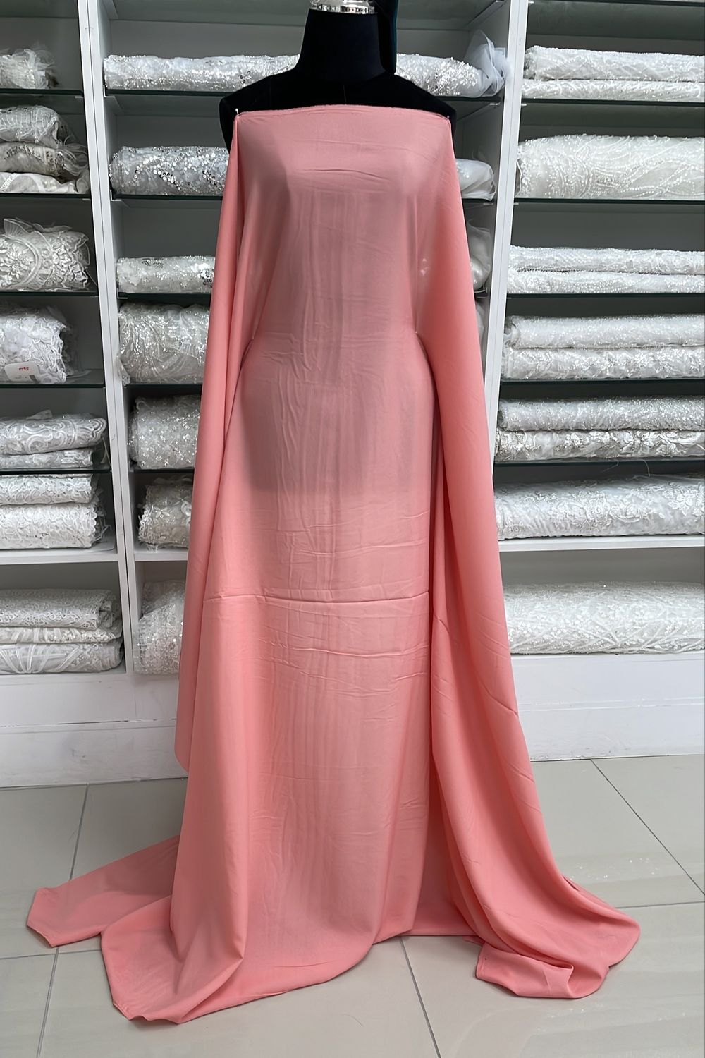 [ 19450 ] Lining Pongee Indonesean/150cm/5g/Coral per Meter