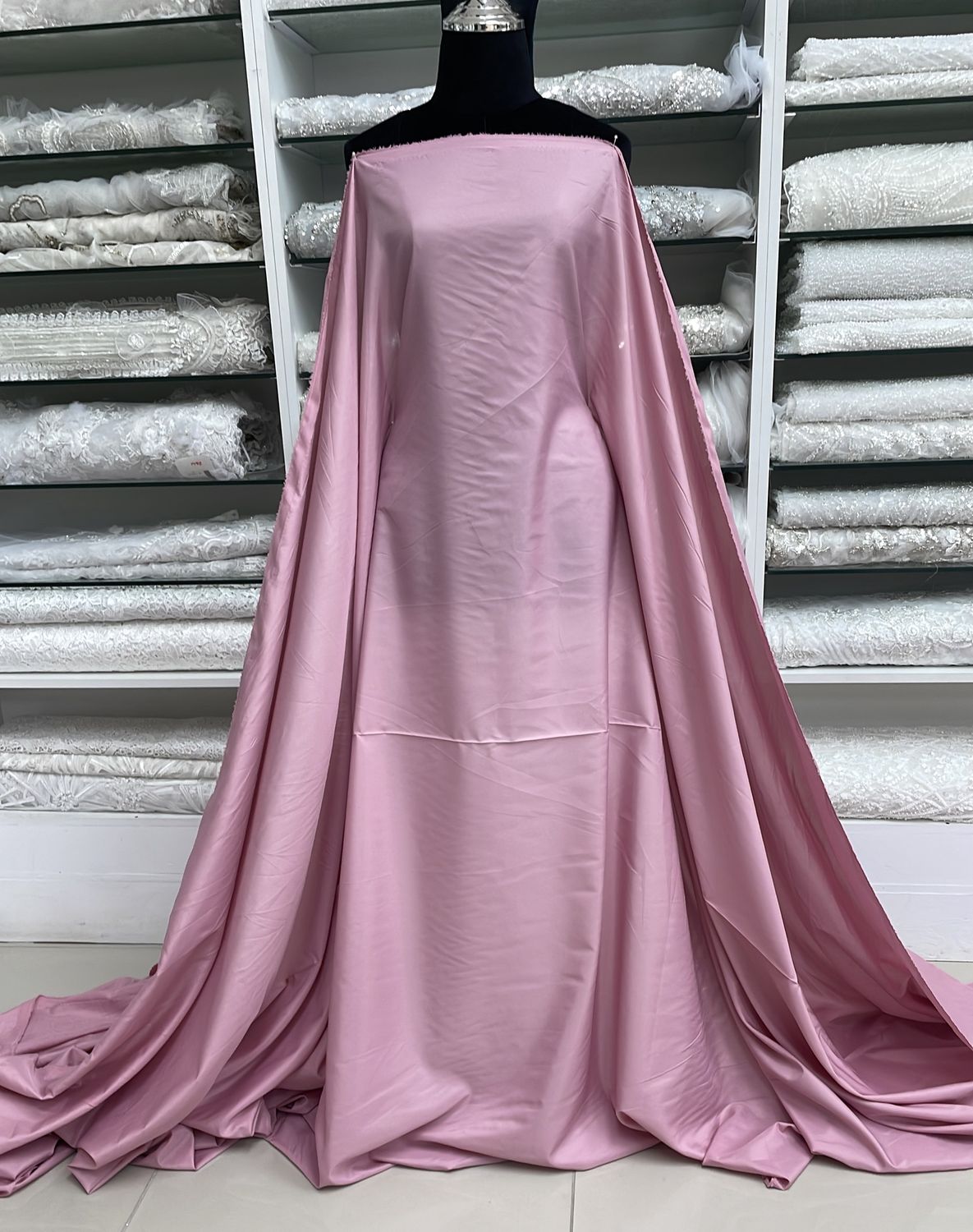 [ 24923 ] Pongee Lining Indo - 150 - Dusty Pink 11 per Meter