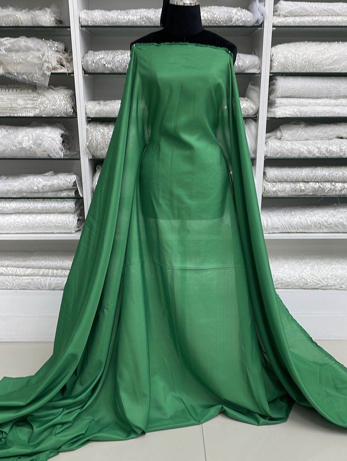 [ 24065 ] Pongee Lining-150-Emerald-10 per Meter